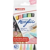 edding 5100 marker acrilic  în set, M (2-3 mm) - 5 buc, pastel