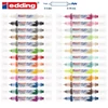 edding 5400 3D Double liner marker acrilic pentru pictură cu două vârfuri - 903, gentian blue