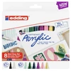 Imagine 6/6 - edding marker acrilic  în set - 8 buc, Nordic  set starter