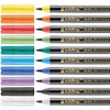 edding 1340 marker tip pensulă în set, S (1-6 mm) - 10 buc, cu sclipici