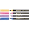 edding 1340 marker tip pensulă în set, S (1-6 mm) - 4 buc, cu sclipici