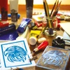 Imagine 3/6 - Essdee  Lino Ink, 300 ml, pe bază de apă - 10 burnt sienna