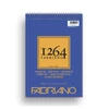 Bloc de desen și schițe  Fabriano 1264, 90 g - A4, spiralată sus