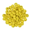 Mărgele din lemn, 6 mm, 110 buc - 09, galben