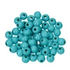 Mărgele din lemn, 6 mm, 110 buc - 54, turcoaz