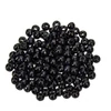 Mărgele din lemn, 6 mm, 110 buc - 89, negru