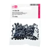 Mărgele din lemn, 6 mm, 110 buc - 89, negru