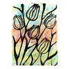 Imagine 4/4 - Stencil, Gelli Arts, 5x7", 12,7x17,8 cm - lalele