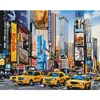 Imagine 1/18 - Pictură cu diamante , pe pânză întinsă , 40x50 cm - The Times Square