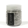 Imagine 1/4 - Fulgi de cristal gheață cu paiete în formă de stea 200 ml - argint