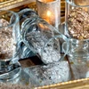 Imagine 4/4 - Fulgi de cristal gheață cu paiete în formă de stea 200 ml -  mix aur-argint