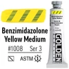 Vopsea acrilică Golden Acrylics Heavy Body, 59 ml - 1008, benzimidazolone yellow medium