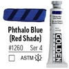 Vopsea acrilică Golden Acrylics Heavy Body, 59 ml - 1260, phthalo blue (red shade)
