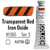 Vopsea acrilică Golden Acrylics Heavy Body, 59 ml - 1385, transparent red iron oxide