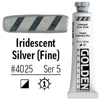 Vopsea acrilică Golden Acrylics Heavy Body, 59 ml - 4025, iridescent silver (fine)