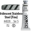 Vopsea acrilică Golden Acrylics Heavy Body, 59 ml - 4028, iridescent stainless steel (fine)