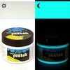 Imagine 1/3 - Vopsea fosforescentă,care strălucește în întuneric Innodekor, 150 g - albastru aqua