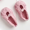 Trusa de tricotat, Anchor Baby Pure Cotton - Căciuliță și pantofi , roz