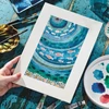 Pictură acuarelă abstractă - Creativitate și meditație - Kate Rebecca Leach