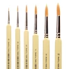 M7600R Munkácsy Pensulă sintetică rotundă cu mâner delta - 0