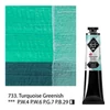 Vopsea acrilică Saint-Petersburg Master Class, 46 ml - 733, turquoise greenish