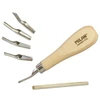 Set cuțite de linogravare Milan, 6 buc