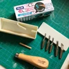 Set cuțite de linogravare Milan, 6 buc