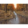 Set de colorat după numere, culori acrilice+pensulă, 29x39 cm - Symond's stream