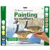 Set de colorat după numere, culori acrilice+pensulă, 29x39 cm - Gâște