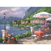 Imagine 2/3 - Set de colorat după numere, culori acrilice+pensulă, 29x39 cm - brunch de duminica