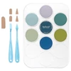PanPastel set de 7 pasteluri pudră în borcane + accesorii - Floare Coloring 2