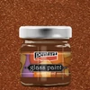 Vopsea de sticlă cu solvent Pentart, 30 ml - 26516 bronz metalic