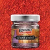 Vopsea de sticlă cu solvent Pentart, 30 ml - 26523 rosu sclipici