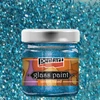 Vopsea de sticlă cu solvent Pentart, 30 ml - 26525 albastru sclipici