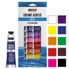 Set de vopsele acrilice cremoase Pentart, mat - 10x16 ml