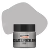 Vopsea pe bază de apă pentru sticlă și porțelan Pentart , 30 ml – argint