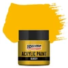Vopsea acrilică lucioasă Pentart, 50 ml – galben ca soarele