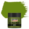 Vopsea acrilică lucioasă Pentart, 50 ml – măslină