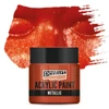 Vopsea acrilică metalizată Pentart, 50 ml - roșu-auriu