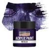 Vopsea acrilică metalizată Pentart, 50 ml - argintiu-lila