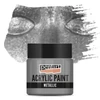 Vopsea acrilică metalizată Pentart, 50 ml - silver touch, adiere de argint