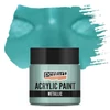 Vopsea acrilică metalizată Pentart, 50 ml - turcoaz