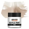 Vopsea acrilică Pentart cu efect de sidef, 50 ml – alb