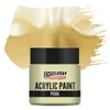 Vopsea acrilică Pentart cu efect de sidef, 50 ml – galben