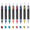 Pentel Dual Metallic Brush Pen marker pensulă , XGFH-DFX, portocaliu-galben metalizat