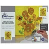 Set de colorat, Capodopere celebre, 28x35,5 cm - Floarea soarelui, Van Gogh