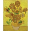Set de colorat, Capodopere celebre, 28x35,5 cm - Floarea soarelui, Van Gogh
