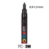 UNI POSCA PC-3M marker, 0,9-1,3 mm - 2, galben