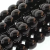 Colier ceh din mărgele de sticlă Tekla, 6 mm, 75 buc - Black