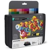 Set de markere cu alcool Promarker Brush cu două capete - 24 buc, student designer set